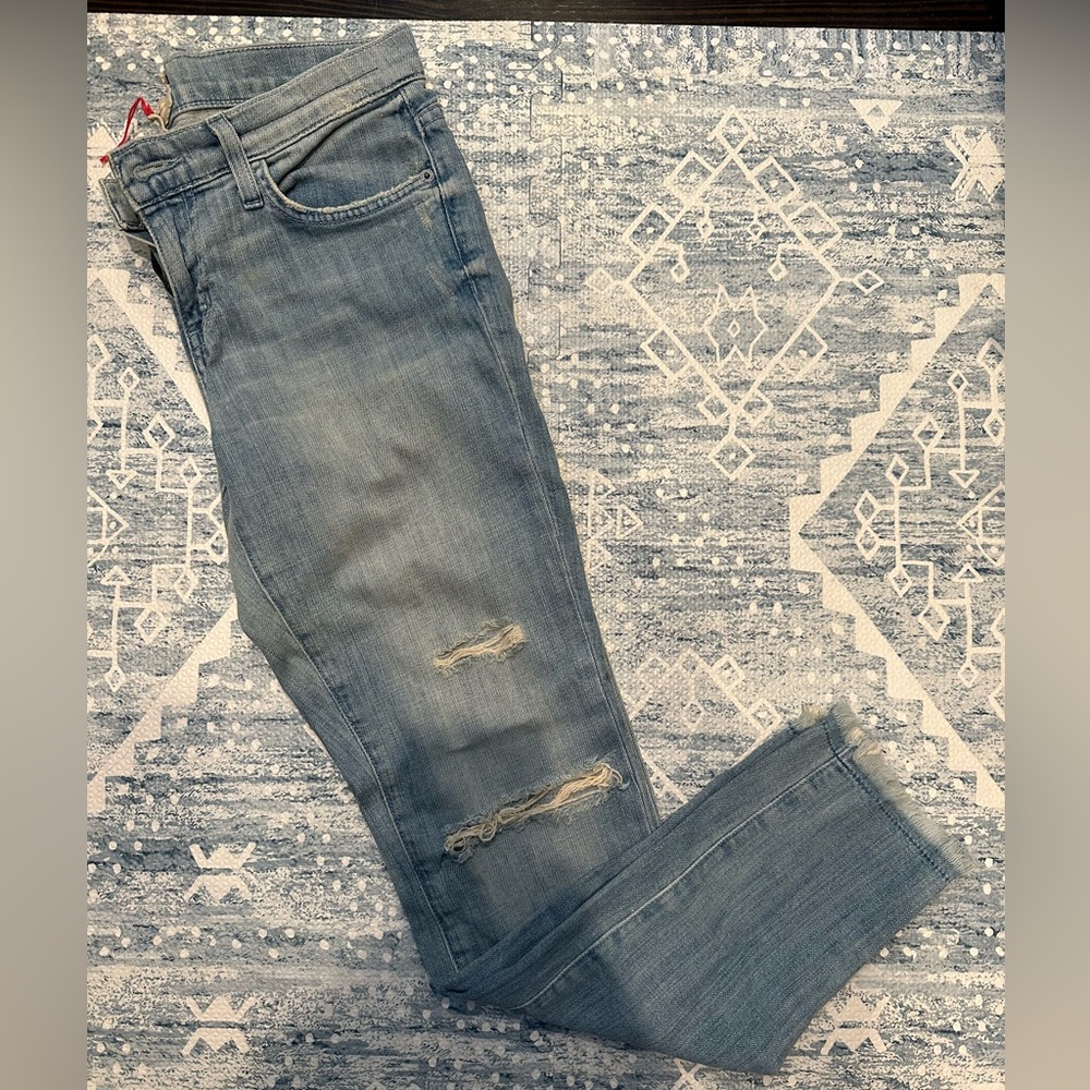 Current Elliot Distressed Jeans